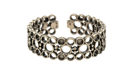 Isolated Silver Bracelet