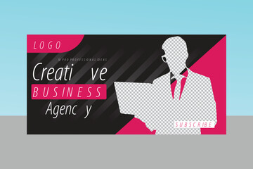 business youtube thumbnail banner design