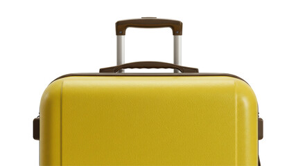 Isolated Yellow Suitcase