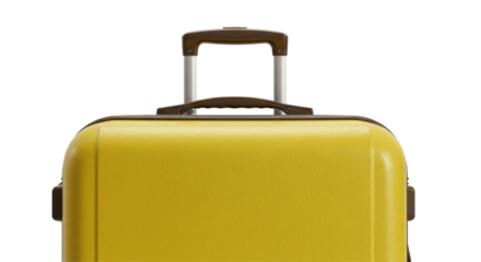 Isolated Yellow Suitcase