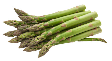 Isolated Pile of Asparagus
