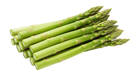 Isolated Asparagus Spears