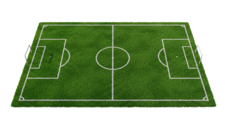 Isolated Football Field