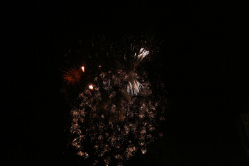 fireworks in the sky