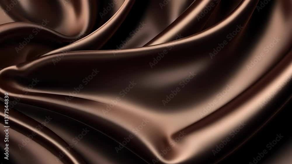 Poster elegant folds of dark silk fabric create a luxurious texture in a soft light setting perfect for fas