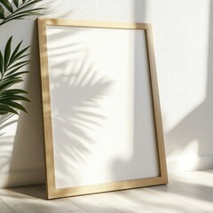 Empty frame, sunlight, shadow, minimalist