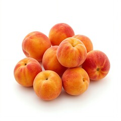Bunch of apricots, orange-yellow, slightly red.