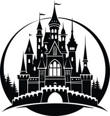 Castle Silhouette Vector