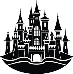 Castle Silhouette Vector