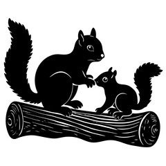 squirrel on a branch