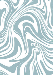Pastel wavy lines abstract background. Trendy psychedelic retro style banner.  Waves, swirl and twirl pattern.