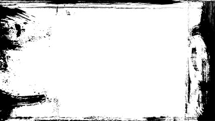 Distressed and grunge black frame. Scratched Frame. Grunge Urban Background Texture Vector.