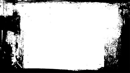 Distressed and grunge black frame. 