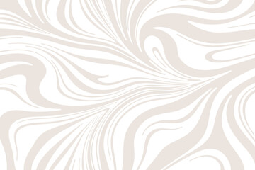 Beige elegant swirl abstract flow background. Design illustration for decoration, wall decor, wallpaper, cover, banner.