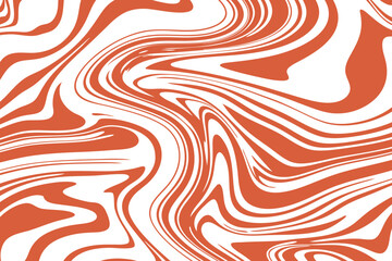 Orange elegant swirl abstract flow background. Design illustration for decoration, wall decor, wallpaper, cover, banner.