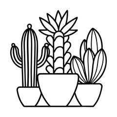 Potted cactus bloom with pink floral accents