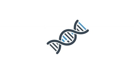 Fototapeta premium Dna Strand Graphic Symbol Science and Genetic Information Illustration