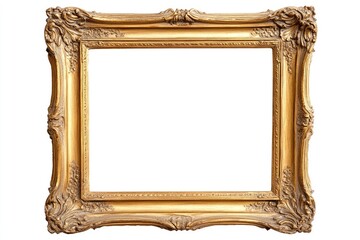 Ornate gold picture frame