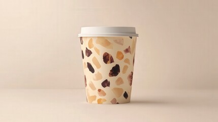 Elegant graphic design paper cup 