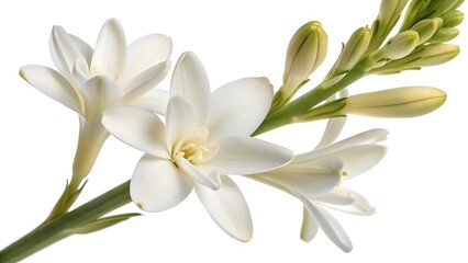 Fototapeta premium white lily isolated on white
