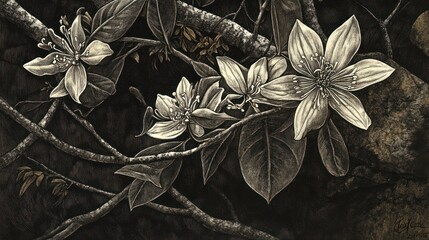 Dark Forest Blossoms