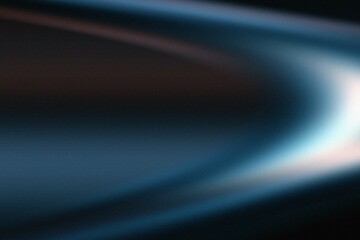 Abstract light streaks, blue and white glowing lines on dark background.