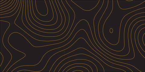 Premium-Quality Abstract Topographic Line Map with Stylish Wavy Contours and a Dark Background for a Bold and Contemporary Design