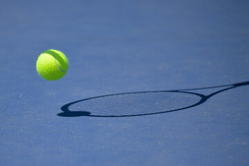Tennis player in action on the court.