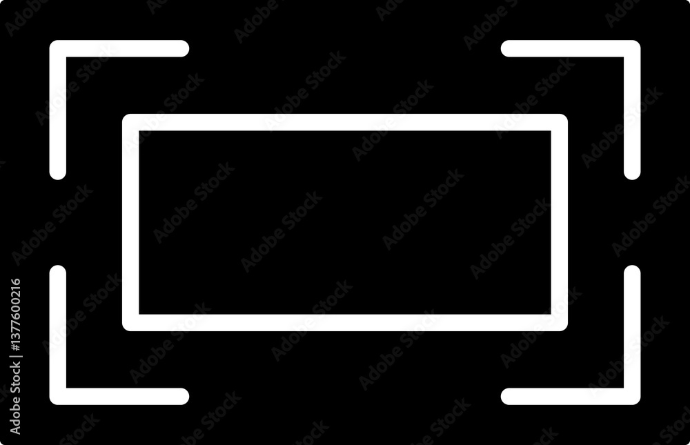 Fototapete full screen icon. full screen and exit full screen icon. scalability arrow mark icons in flat style 