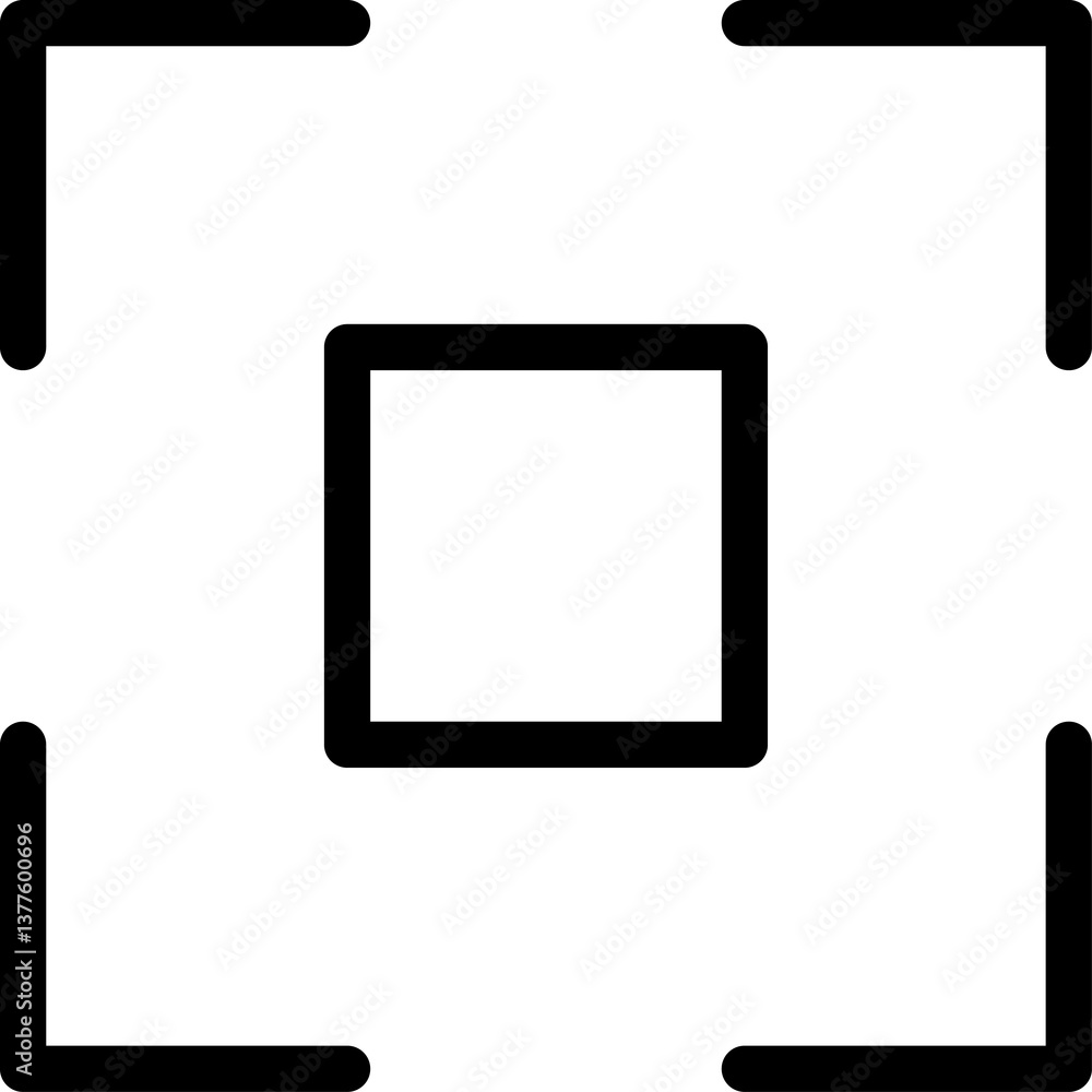 Fototapete full screen icon. full screen and exit full screen icon. scalability arrow mark icons in flat style 