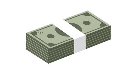 Obraz premium Stack of Money Currency Representing Financial Success and Payment Concept