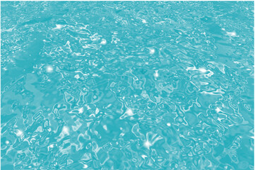 水面、キラキラ、イラスト