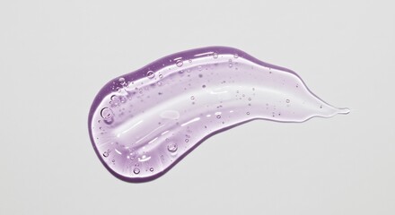 Fototapeta premium Lavender Gel Swirl Soft Light Background. AI Generated