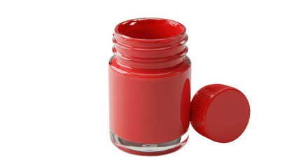 Isolated Red Paint