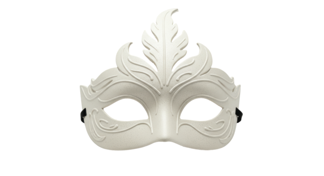 Isolated Masquerade Mask