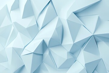 Obraz premium Abstract light blue geometric textured background