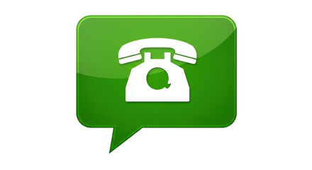 Isolated Phone Call Icon