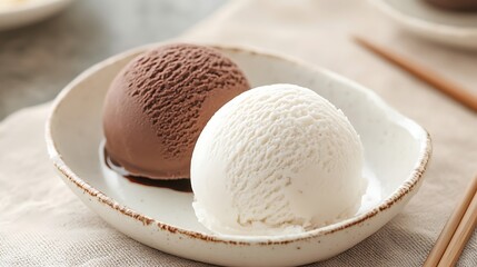 Chinese or western dessert and sweet stuff with cake ice cream or chocolate
