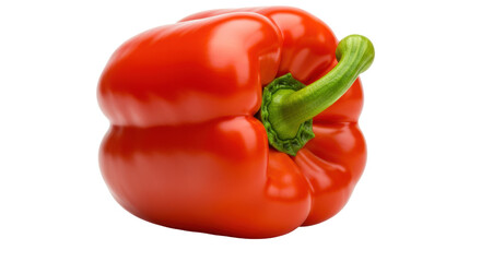 Isolated Red Bell Pepper