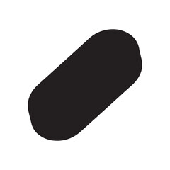 Pill vector icon isolated on white background