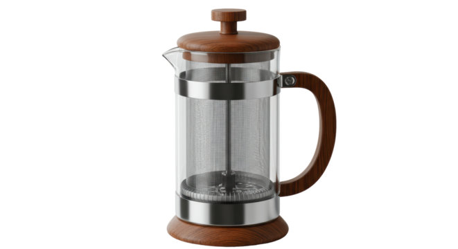 Isolated French Press