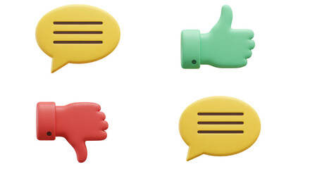 Isolated Social Media Icons