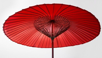 red umbrella on a white background