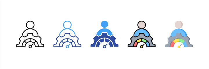 Performance Multi Style Icon Set