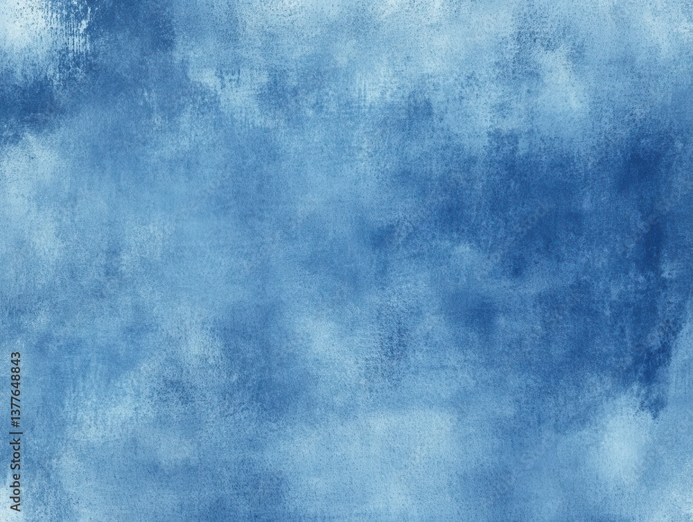 Poster artistic blue watercolor abstract background texture with subtle variations and elegant light effect