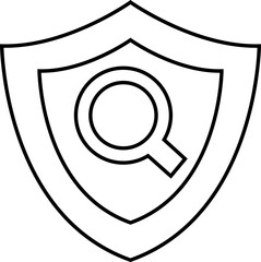 shield vector icon. protection shield filled flat symbols for mobile concept and web app, template, ui,. Black protection glyph icons sign, logo graphic designs elements, on transparent background