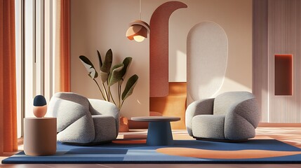 Modern living room interior design. (23)