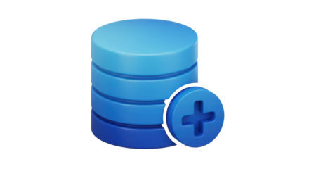 Isolated Database Plus Sign