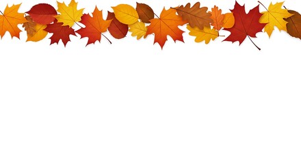 Autumn's Gentle Descent AI Generated