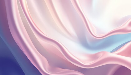 Obraz premium Ivory and Champagne Satin Elegance